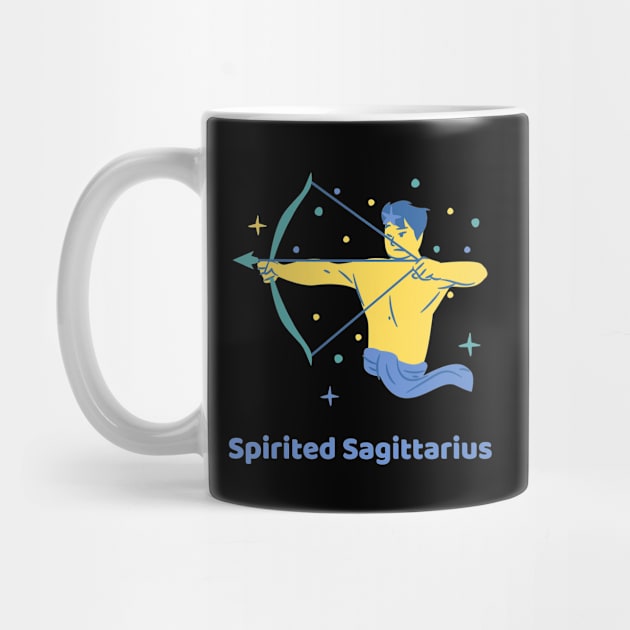 Spirited Sagittarius - Astrology Art by Lynx Hub